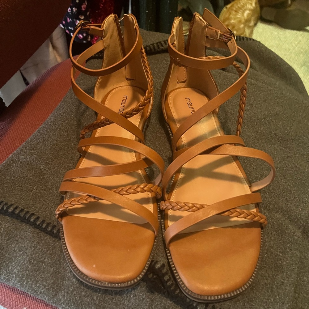 Maurices Tan Gladiator Sandals